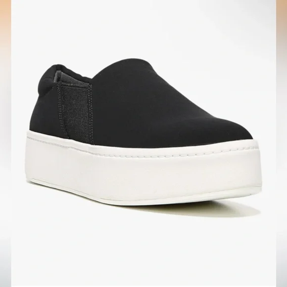 Vince Warren Black Slip-On Platform Sneakers - Picture 4 of 16